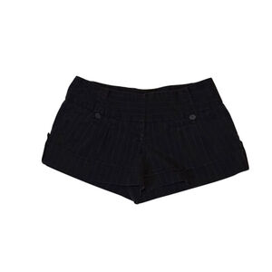 TRACY EVANS LIMITED Black Pinstripe Shorts Juniors 1